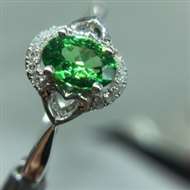 主石0.69ct，配钻0.08ct，总重2.59g，手寸13#，