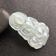 冰坐观音挂件