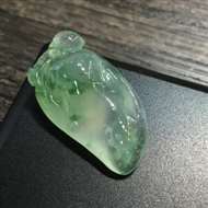 冰飘花寿桃，完美起光，饱满细腻，起胶刚性强，质量好，性价比高，推荐，尺寸36.9*19.1*9.8m