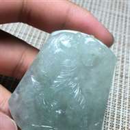 底色老虎牌 虎虎生威 种水好 雕工好 完美清爽