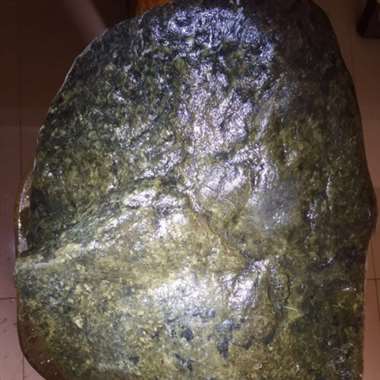 KK 莫西沙场口全赌糯冰飘花料49公斤！整个石头成蟒壳皮 有松花有癬 大块头！目测已到冰多处有色花有