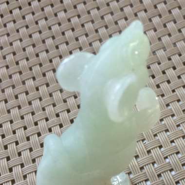 恭喜发财小摆件一对。种老水足、磨砂工艺、小巧玲珑、维妙维肖、性价比很高！