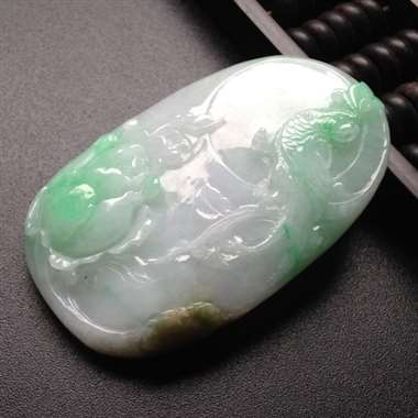 巧雕黄加绿丹凤朝阳 尺寸64-40-9毫米
