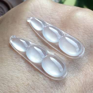 完美，起强荧光，水水润润的，种水超好，镶嵌超美，性价比极高 超值～～无孔需镶嵌25