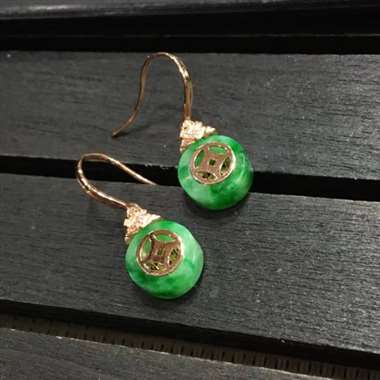 平安路路通耳坠,色阳,水润,完美,18k金伴靓钻镶嵌,简约大方,高档大气,低调奢华,值得拥有,特惠价 平安路路通耳坠,色阳,水润,完美,18k金伴靓钻镶嵌,简约大方,高档大气,低调奢华,值得拥有,特惠价