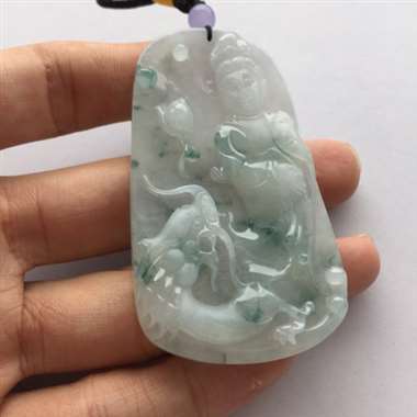飘花观音，大方美观，精工细琢。