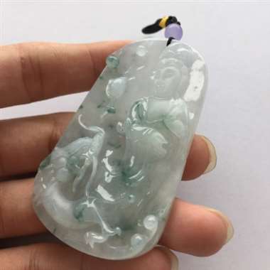 飘花观音，大方美观，精工细琢。