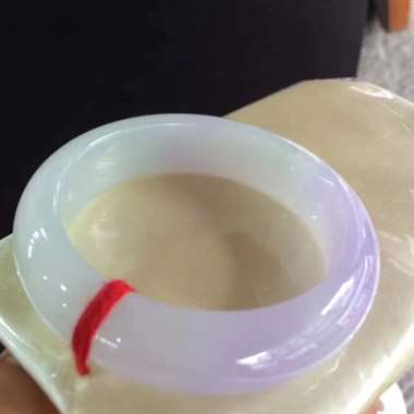 正装紫罗兰镯，细腻水润，版型漂亮，完美