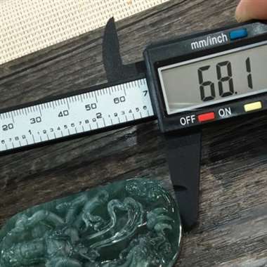 蓝水六臂观音，完美，雕工精湛，灵气十足，性价比高，推荐