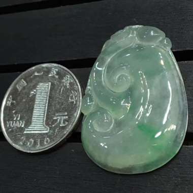 如意，如意吉祥，冰绿料，色阳，冰地起胶，饱满圆润，完美，有质量，值得拥有，特惠价，超值，推荐