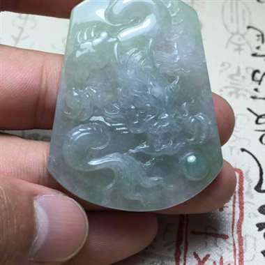 春彩龙戏珠 种老水足 设计独特 雕工精美 外形方正美观大方 实物更美