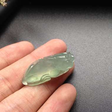 冰种晴水金蟾 尺寸30-14-13毫米