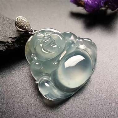T冰种笑口常开 尺寸:32-35-8mm T冰种笑口常开 尺寸:32-35-8mm