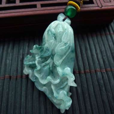 11409好种水紫罗兰百财聚来吊坠 尺寸48.1-30.6-8.5mm 工艺好 飘花漂亮 精雕细琢