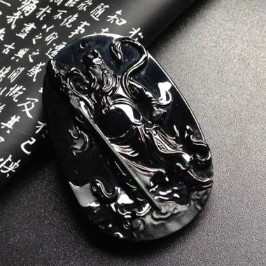 墨翠关公 尺寸60-38-7毫米