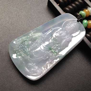 巧雕椿带彩大日如来 尺寸68-37-7毫米