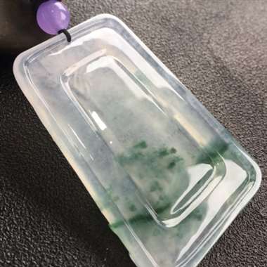 冰起胶飘花山水吊牌 冰起胶飘花山水吊牌