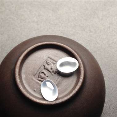 冰种叶子 戒面 叶子尺寸29-17-3.5毫米 戒面尺寸8-5.5-3毫米