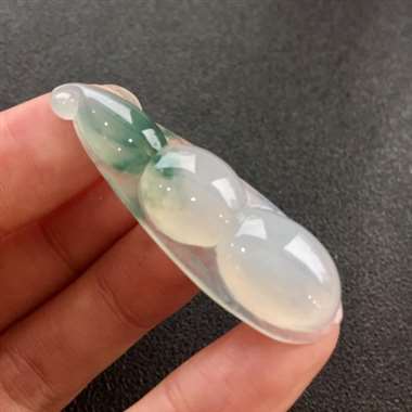 冰飘花四季豆挂件