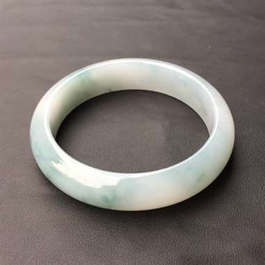 58.6mm冰糯飘蓝花手镯,完美冰润,值得拥有 58.6mm冰糯飘蓝花手镯,完美冰润,值得拥有
