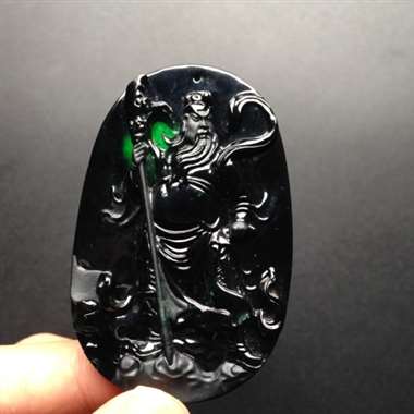 墨翠关公 尺寸60-38-7毫米
