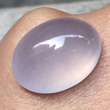高冰种蛋面，尺寸：18.5*13.8*7.5mm，种水一流，带底气，大个饱满，可镶嵌男士戒指/两用款