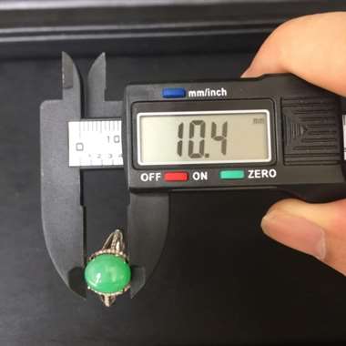 冰糯阳绿翡翠蛋戒指，种老水头好，18k金镶嵌，完美