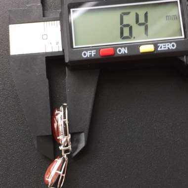 冰种红翡完美18k金镶嵌二合一吊坠。尺寸：29.5*8.6*6.4