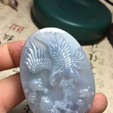 紫罗兰大展宏图牌 料子细腻 种水足 雕工精美 栩栩如生 完美大件