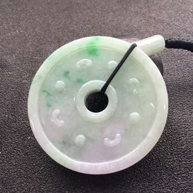 糯冰种飘阳绿凤凰挂件