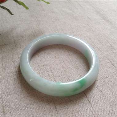 冰阳绿正装手镯，完美