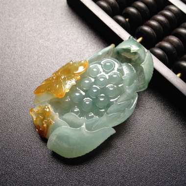 巧雕双彩一品清廉 尺寸52-33-8毫米
