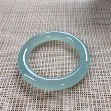 17041534#圆条尺寸:56x11.3x11mm 冰蓝水镯,看得见的品质,色素均匀,镯形粗肥美, 17041534#圆条尺寸:56x11.3x11mm 冰蓝水镯,看得见的品质,色素均匀,镯形粗肥美,