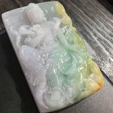 三彩观音娘娘,面相好,雕工精湛,大件厚庄,底庄细腻,微细纹线可忽略,性价比高,推荐,尺寸70.1*4 三彩观音娘娘,面相好,雕工精湛,大件厚庄,底庄细腻,微细纹线可忽略,性价比高,推荐,尺寸70.1*4