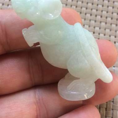 恭喜发财小摆件一对。种老水足、磨砂工艺、小巧玲珑、维妙维肖、性价比很高！