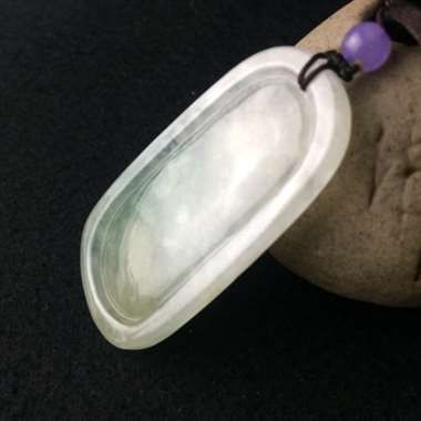 冰种飘花喜上眉梢，细工精品，完美无纹，种水很棒，有棉～22