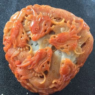 糯种九龙摆件
