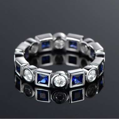 18k镶嵌，主石1.26ct，配钻0.65ct，手寸12.5#