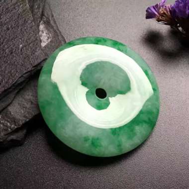 T带色平安扣 尺寸: 40-6mm T带色平安扣 尺寸: 40-6mm