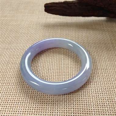 17041827#圆条尺寸：55.8x11.7x11.6mm 细润紫罗兰镯，细腻温润，镯形一级饱满，
