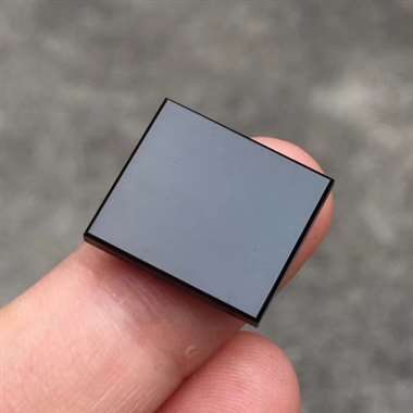 冰种墨翠方戒面 