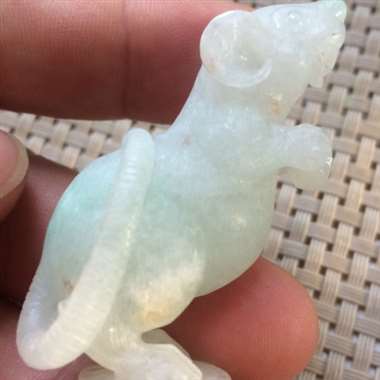 恭喜发财小摆件一对。种老水足、磨砂工艺、小巧玲珑、维妙维肖、性价比很高! 恭喜发财小摆件一对。种老水足、磨砂工艺、小巧玲珑、维妙维肖、性价比很高!