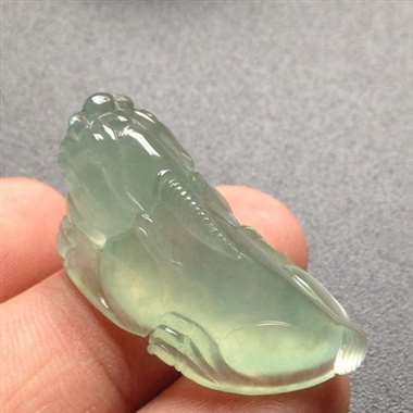 冰种晴水金蟾 尺寸30-14-13毫米