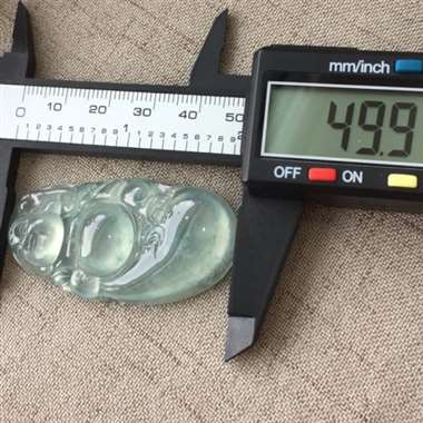 高冰飘花完美布袋佛钢性强。尺寸：49.9*26.7*8.1