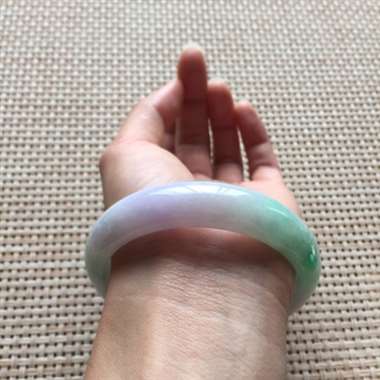 冰春彩带正装手镯，口径：58.5*14.1*7.5，
