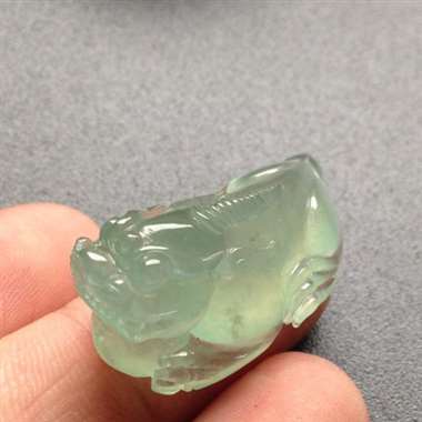 冰种晴水金蟾 尺寸30-14-13毫米