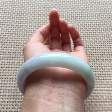 冰春彩带正装手镯，口径：57.1*13.8*8.3，63.12g