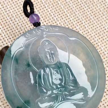 1老坑高冰种飘花《大曰如来佛祖》,冰透完美起光色靓大件 1老坑高冰种飘花《大曰如来佛祖》,冰透完美起光色靓大件